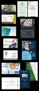 Various business cards